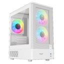 Armaggeddon Gaming Case M-ATX DEEPFREEZE DUPLEX 2 CHROMA White (3x Chroma Fans)