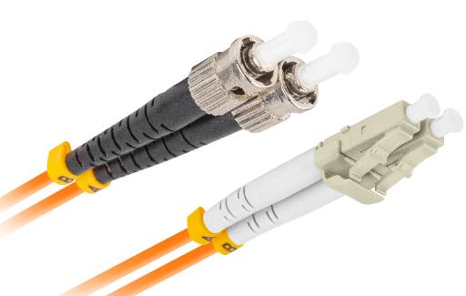[24335] Lanberg Fiber Patch Cord ST/UPC-LC/UPC MM 50/125 Duplex OM2 LSZH 5.0m