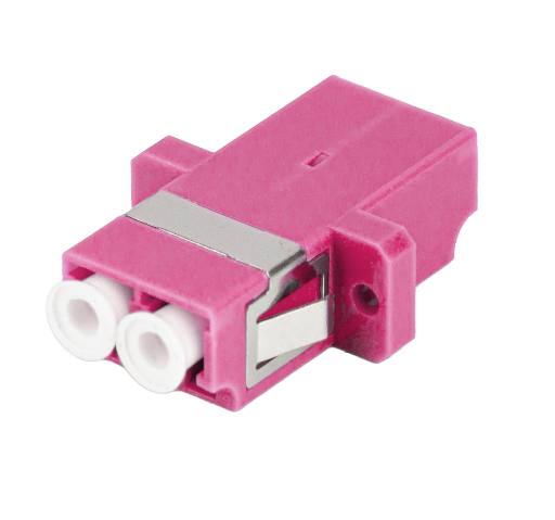 [24330] Lanberg Fiber Adapter LC/UPC MM Duplex OM4