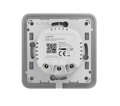 [24155] AJAX Automation Wall LightSwitch(2 Gang)