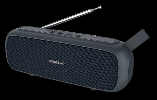 SonicGear Portable Speaker BT/FM/USB/SD P8000 Super Graphite