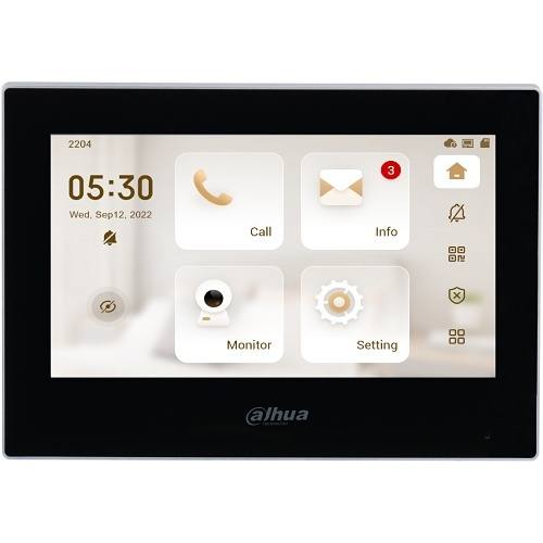 [24034] Dahua VD IP Wireless Doorphone Monitor VTH2621G-WP (Black)