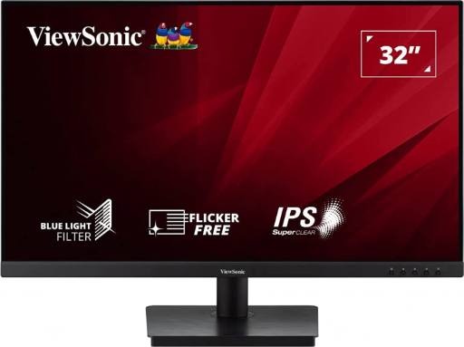 [23950] Viewsonic Monitor VA 32" Full-HD IPS 75Hz HDMI/VGA & Speakers VA3209-MH
