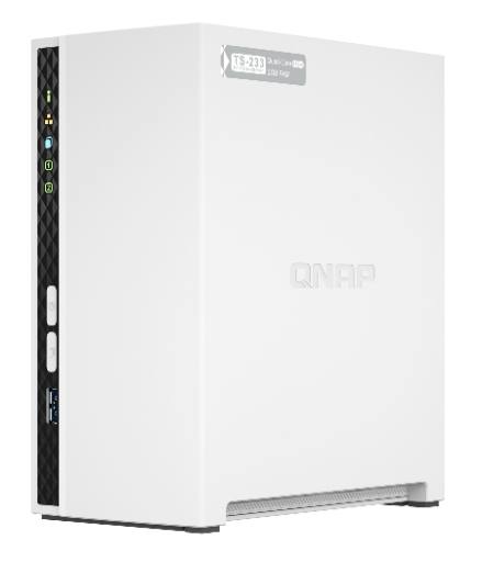 [23840] QNAP NAS 2-Bay Tower ARM Quad-Core, 2GB RAM & Gigabit Ethernet TS-233