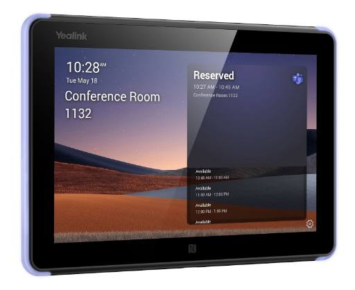 [23790] Yealink MS Teams Room Scheduling Device for Reservation & Status with 8'' Touch, PoE, Wi-Fi & Bluetooth RoomPanel