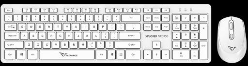[30020] Alcatroz Keyboard & Mouse Wireless Xplorer AIR 3300 White