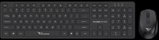 Alcatroz Keyboard & Mouse Wireless Xplorer AIR 3300 Black
