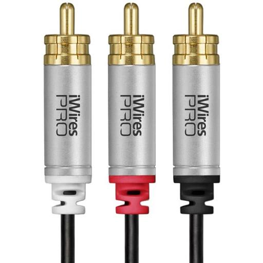 Techlink iWiresPro Subwoofer RCA to 2 RCA 3.0m 711043