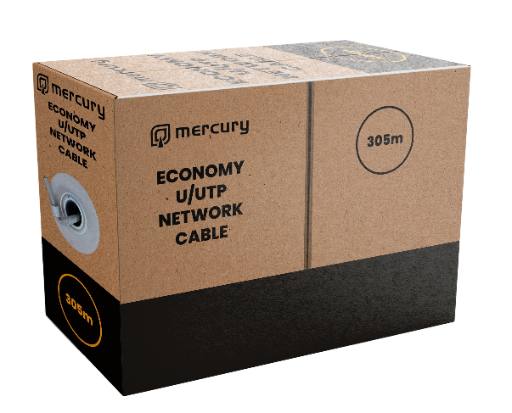 [23561] Mercury Economy CAT6 CCA UTP Cable 305m 808.025UK