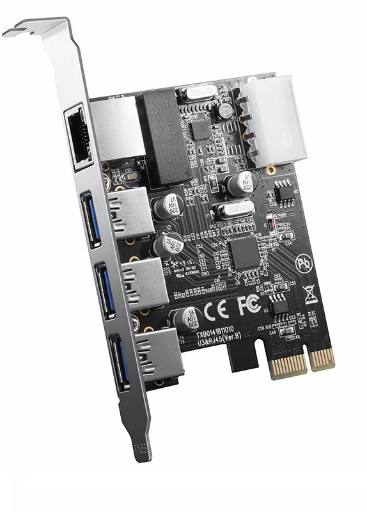 Orico PCI Express Card 3xUSB3.0 1xGb Lan PNU-3A1R