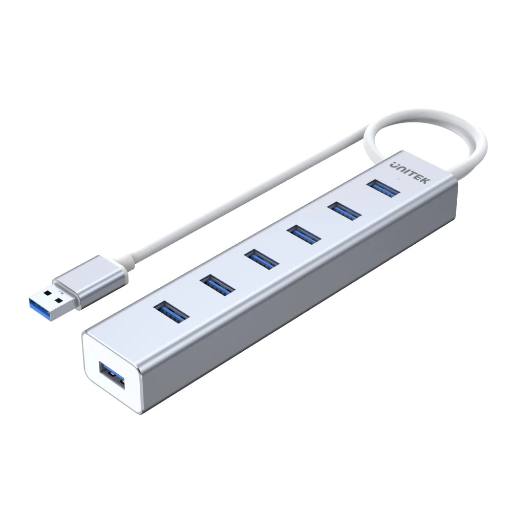 Unitek USB-A Hub 7-Port USB3.0 Supports 5V2A Power Adaptor Y-3090