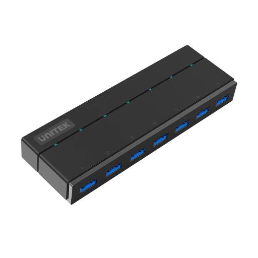 Unitek USB-A Hub 7-Port USB3.0 Charging & PSU Y-3184