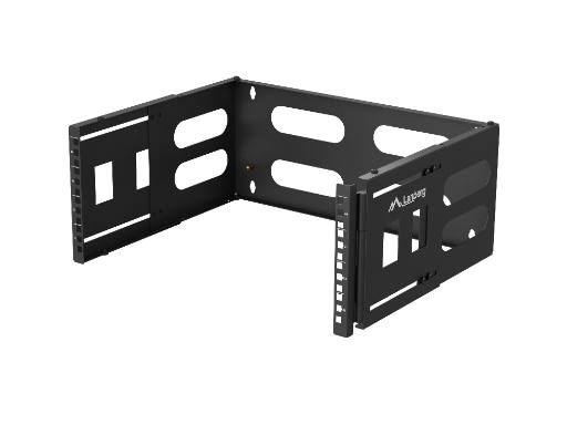 [29992] Lanberg Rack Wall Mount Folding Bracket 19" 4U 497X400/240 Black FB01-5404-10B