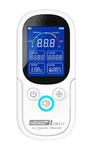 [23010] Noyafa Air Quality Tester for Formaldehyde, TVOC, Temperature & Humidity JMS12
