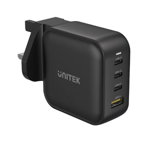 [22649] Unitek P1112ABK 100W 4in1 GaN Multiplug Charger Black