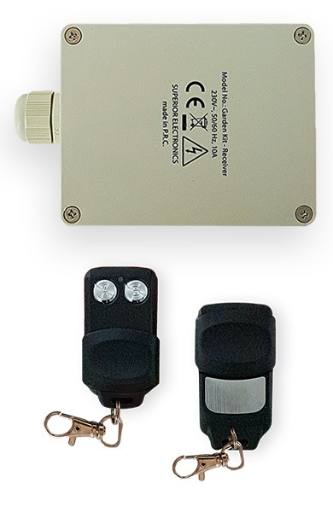 [22176] Superior RF KIT Garden 433MHz Receiver + 2 R/C 220V