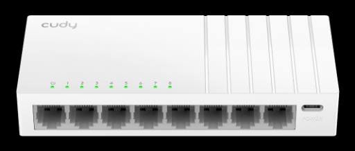 [29948] Cudy Switch Gigabit Ethernet 8-Ports Desktop GS108U with USB Power