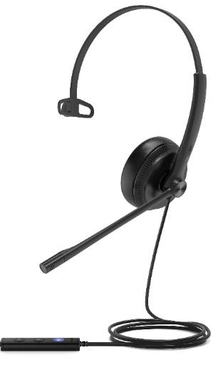 Yealink Headset Wired USB Noise Cancelling USB-A UH34 Mono Teams