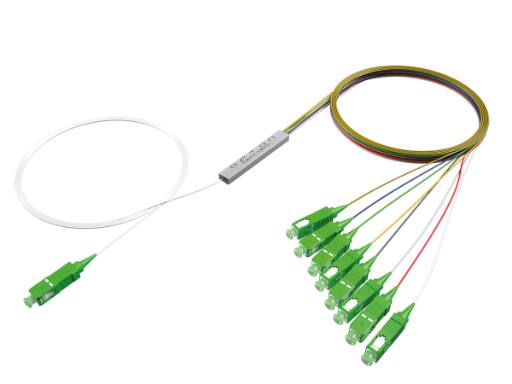[21577] Opton PLC Fiber Splitter 1x8 SM SC/APC 1m
