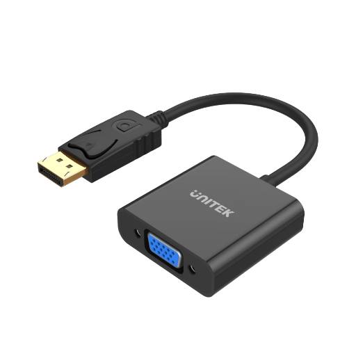 [21400] Unitek Y-5118E DisplayPort to VGA-Female Adaptor Black