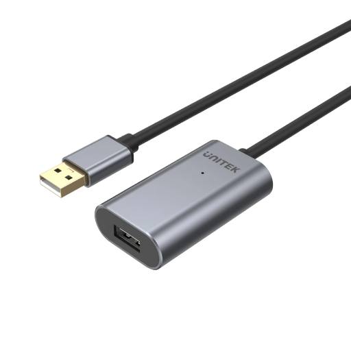 [21401] Unitek Y-274 USB2.0 USB-A Male to USB-A Female Active Extension Cable 20m