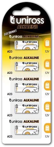 Uniross A23/23AE Alkaline Micro Battery (5pack)