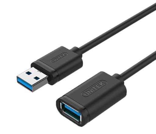 Unitek Y-C459GBK USB3.0 USB-A Male to USB-A Female Extension Cable 2m