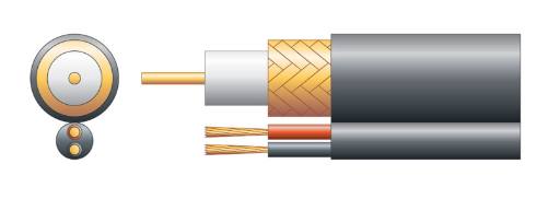 Mercury RG59 Shotgun Foam Cable 100m 808.105UK