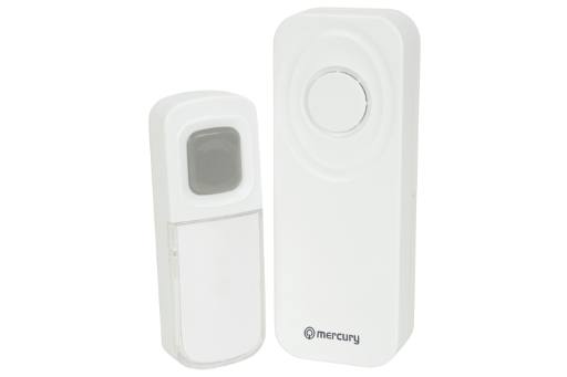 Mercury Wireless W/Proof Doorbell with Portable Chime 350.295UK