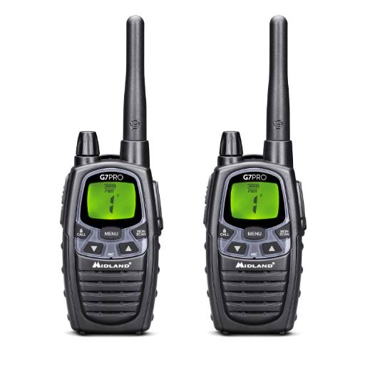 [19213] Midland G7 Pro PMR Radio (Pair) with Charging Dock