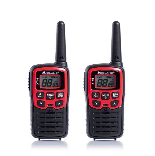 [19207] Midland XT10 Two Way Walkie Talkies (Pair)