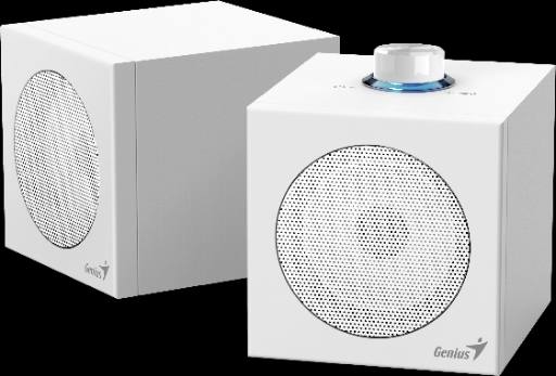 [29885] Genius PC Speakers 2.0 USB Audio 4W RMS USB-A+C SP-HF300U White