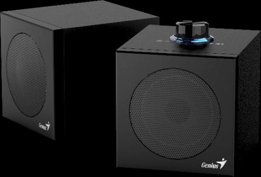 Genius PC Speakers 2.0 USB Audio 4W RMS USB-A+C SP-HF300U Black