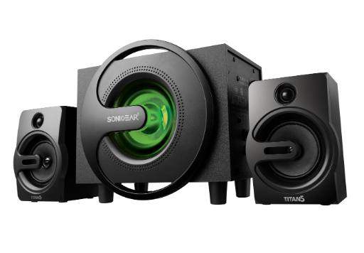 [18767] SonicGear Titan5 2.1 PC Speakers BT/USB/FM/LED 40W