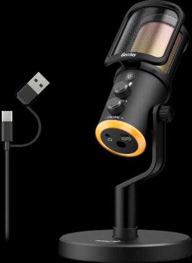 [29883] Genius PC Microphone Streaming USB-A+C RGB/Echo/Mute MIC-S400U