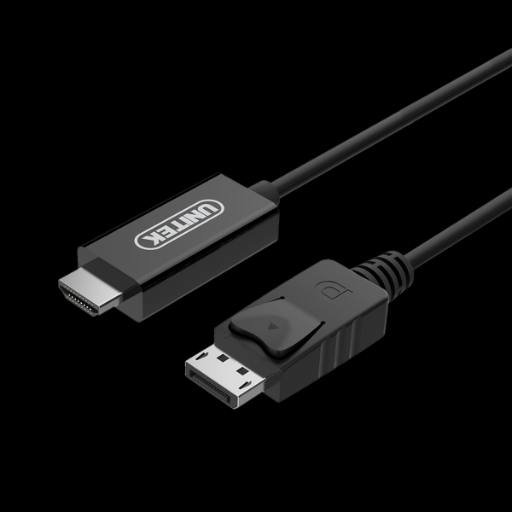 [18443] Unitek Y-5118CA DisplayPort to HDMI Cable 1.8m Black