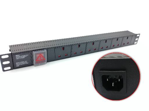 [18417] DigitMX NETPRO NP-CPDU6I 1U 6-way PDU 13A IEC plug