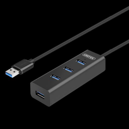 [18361] Unitek Y-3089 USB 3.0 Hub 4 ports with Micro USB Power Port
