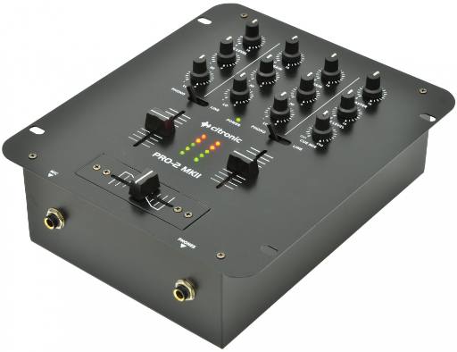 [14790] Citronic PRO-2 2Ch 5 Input Mixer Black 172.752UK