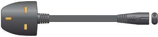[17545] Mercury Fig8 Power Cable 1.0m Bag 114.033UK