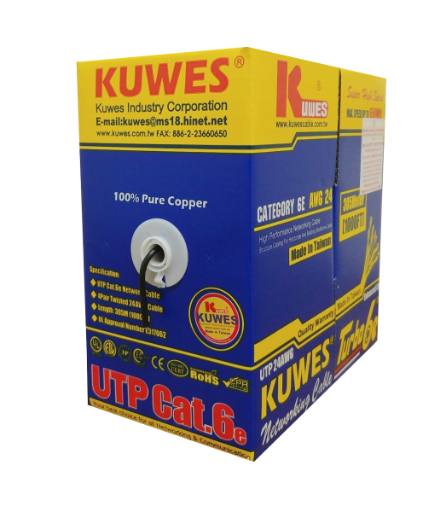 [17518] Kuwes CAT6 TURBO6E OUTDOOR Pure Copper Cable 24AWG 305m