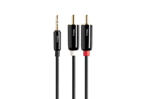 [17132] Techlink iWires 3.5mm to 2RCA 1.0m 710021
