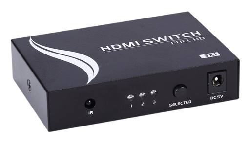 [17047] DigitMX DMX-HSW314 HDMI Switch 3x1 IR 1080P
