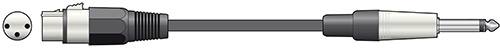[16777] Chord Classic XLRF to 6.3mm Cable 6.0m 190.087UK