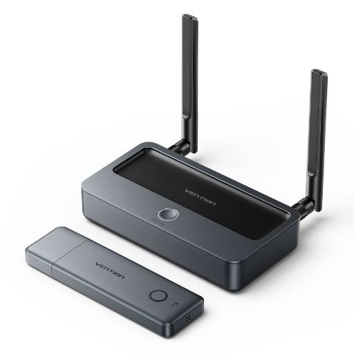 [29853] Vention ADTH0 Enterprise-Grade Wireless 5.8GHz HDMI to HDMI+VGA+USB-C (Supports up to 8 Transmitters)