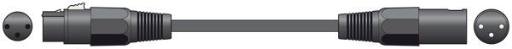 Chord Classic XLR M-F 3.0m Black  190.096UK