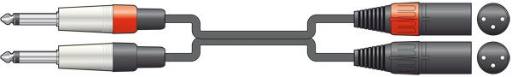 Chord Classic 2 XLRM - 2 x 6.3mm 1.5m 190.034UK