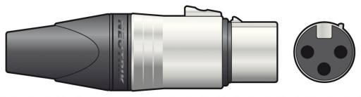 [13209] Neutrik  NC3FXX XLR Socket 762.122UK