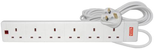 [12672] Mercury 6 Gang with Surge protection 2m 429.776UK