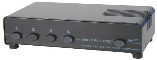 [12650] AV:Link 1:4 Speaker Switch w/protection 128.425UK